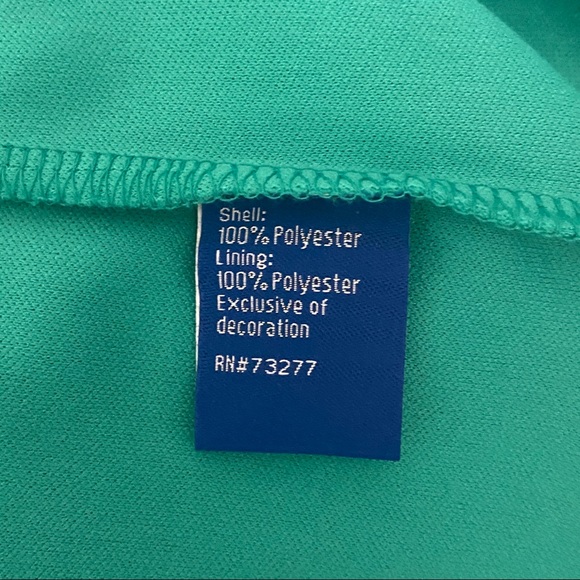 Apt.9 Green V-Neck Elastic Waist Dress Size Large - Picture 10 of 10